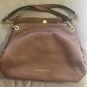 MK Cognac Purse